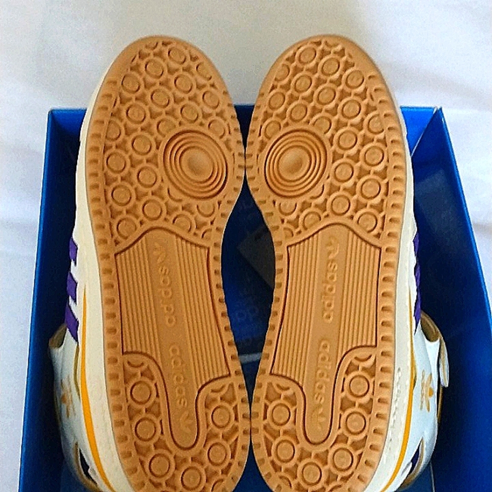 ADIDAS FORUM 84 High Top BASKETBALL SHOES GX9054 Sz 7 NWT Ivory Color Lets play! - Picture 14 of 17